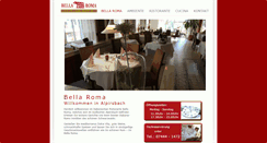 Desktop Screenshot of bella-roma-alpirsbach.de